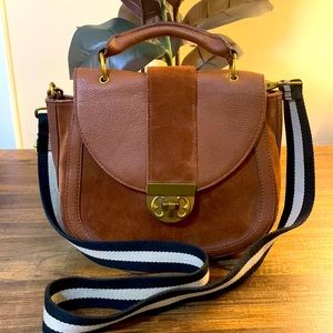 Emma Fox Dales Leather Crossbody Saddle